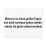 geiler typ icon postcard