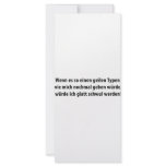 geiler typ icon personalized rack card