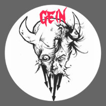 Gein skinsuit stickers