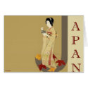 Geisha Card by BuddhanGreetingCards Geisha Card