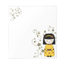 Geisha de griterío - libreta bloc de notas