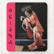 Geisha Doll Mousepad mousepad