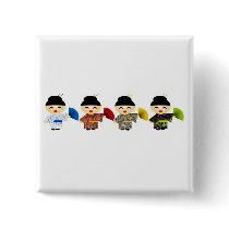 Geisha Dolls Pin