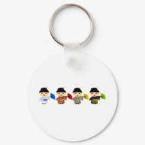 Geisha Dolls keychains