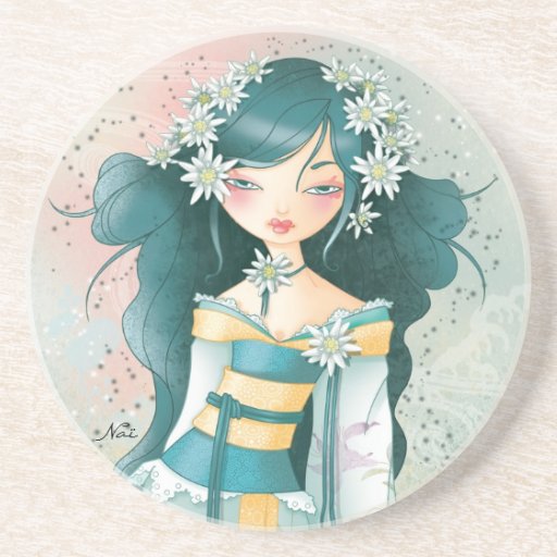 Geisha Edelweiss Coaster