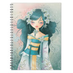 Geisha Edelweïss Spiral Note Book