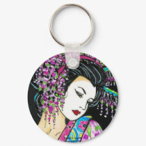 GEISHA  face a keychains