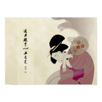 Geisha Fanning Smoke posters