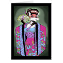Geisha Fox Card
