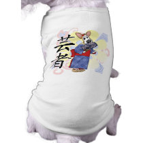 Geisha Girl Corgi Dog Shirt pet clothing by MenagerieMayhem Geisha Girl Corgi Dog Shirt pet clothing