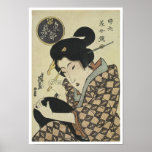 Geisha Girl in Eastern Capitol, Eisen, 1820 posters