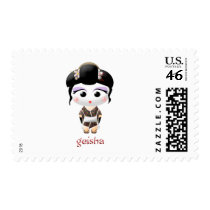 Geisha Girl Stamps