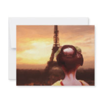 Geisha in Paris invitations