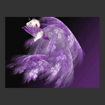 Geisha in Purple posters by dduhaime55 Geisha in Purple posters