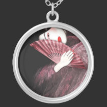 Geisha_in_Red necklaces