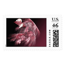 Geisha in Red postage