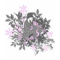 Geisha in the Garden t-shirts