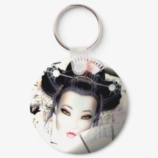 Geisha Keyring keychain