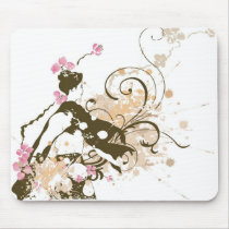 Geisha Mousepad by coconutpie Geisha Mousepad
