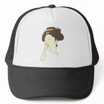 Geisha Nose Picking hats by PencilPlus Geisha Nose Picking hats