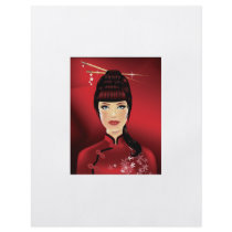 Geisha Pinup Style portrait flyers by monicastamp Geisha Pinup Style portrait flyers
