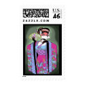 Geisha Postage Stamp