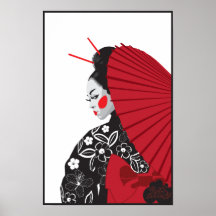 Geisha Print