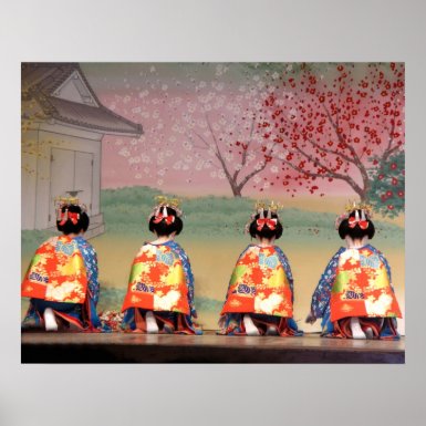 Geisha Row Print