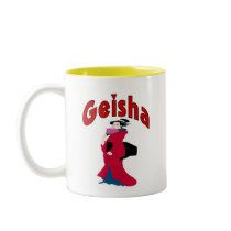 Geisha Shirt mugs