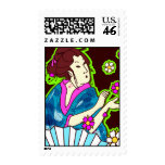 geisha stamp