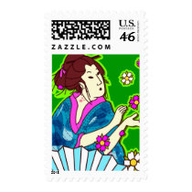 geisha stamp