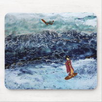 Geisha Surfing Mousepad mousepads