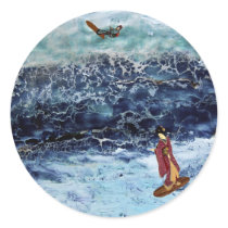 Geisha Surfing stickers