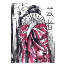 Geisha - The Artist - Art Print