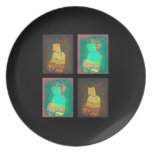 Geisha Times Four Plates