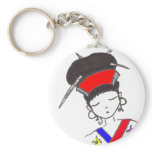 Geisha Trans Key Chains