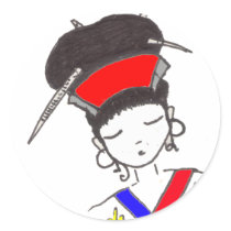 Geisha Trans stickers