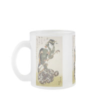 Geisha with Samisen 2, Kumiyasu, 1830s, Mug