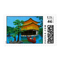 "Geisha's Arrival" postage