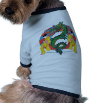Geishas with Dragon pet clothing by Japantshirts Geishas with Dragon pet clothing