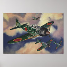'Gekitsui- O' - oil painting by R. McSpadden Poster