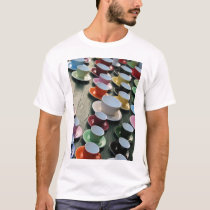 Gekleurde kopjes t-shirts