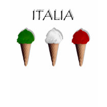 Gelati Italian Ice Cream Italy Culture t-shirts