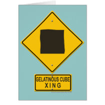 Gelatinous Cube XING Cards