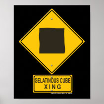 Gelatinous Cube XING Poster