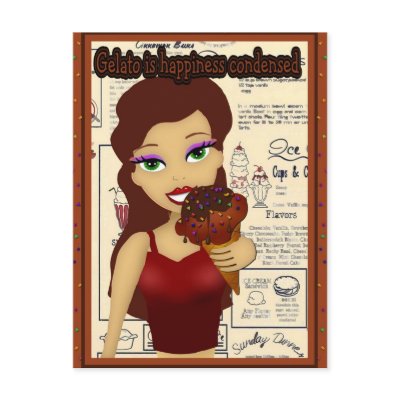 Gelato Postcard by nextstopitaly