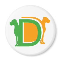 gelb Serie DD Doggen magnete
