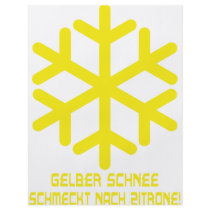 gelber schnee icon flyers