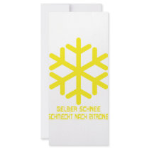 gelber schnee icon rack cards