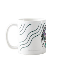 Gem Blue Crab mugs by Rockangel1 Gem Blue Crab mugs